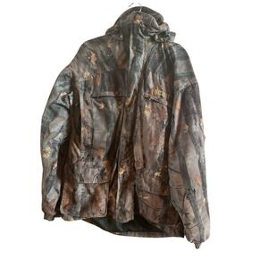 Hycreek Camo Hunting Outdoor Jacket Men's XL Hood Smart Tex Tech Wear‎ Durable